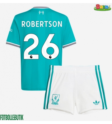 Liverpool Andrew Robertson #26 Tredjeställ Barn 2025-26 Kortärmad (+ Korta byxor)